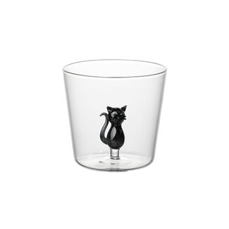 i-total Glas mit Schwarzer Katze