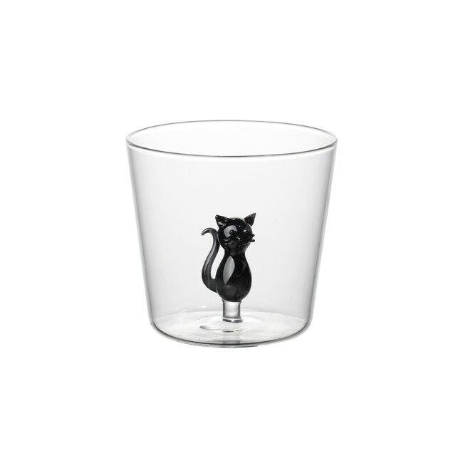 i-total Glas met Zwarte Kat