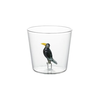 i-total Glas mit Krähe