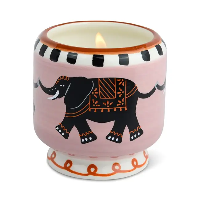 Paddywax - Geurkaars A Dopo Elephant - tabak en vanille (sweet) - keramiek 227 gr.