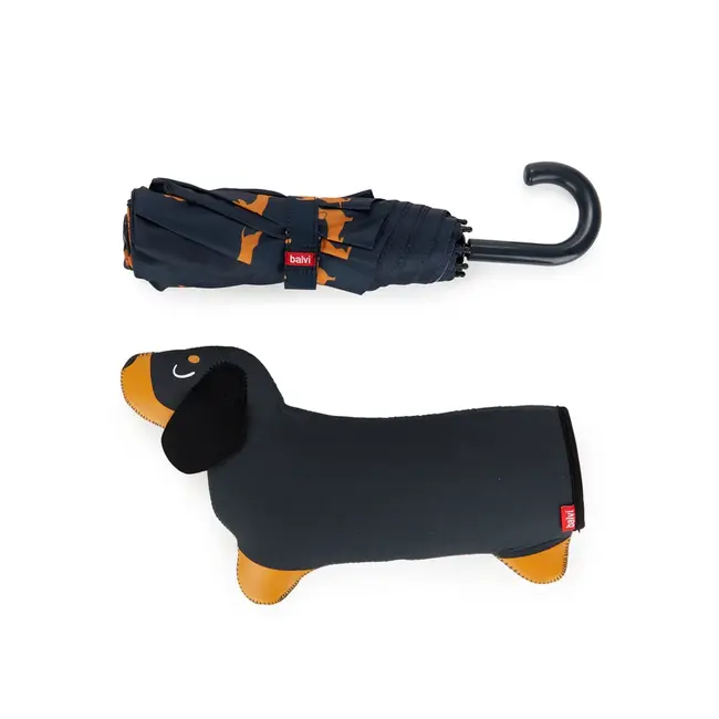 Balvi Umbrella Dachshund - black