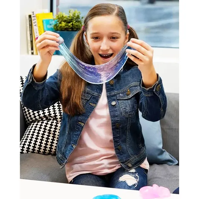 Crazy Aaron's Thinking Putty Falling Water Liquid Glass - blauw doorzichtige silicone zintuiglijke klei - anti-stress feel good fidget