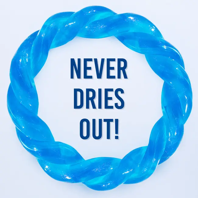 Crazy Aaron's Thinking Putty Falling Water Liquid Glass - blauw doorzichtige silicone zintuiglijke klei - anti-stress feel good fidget