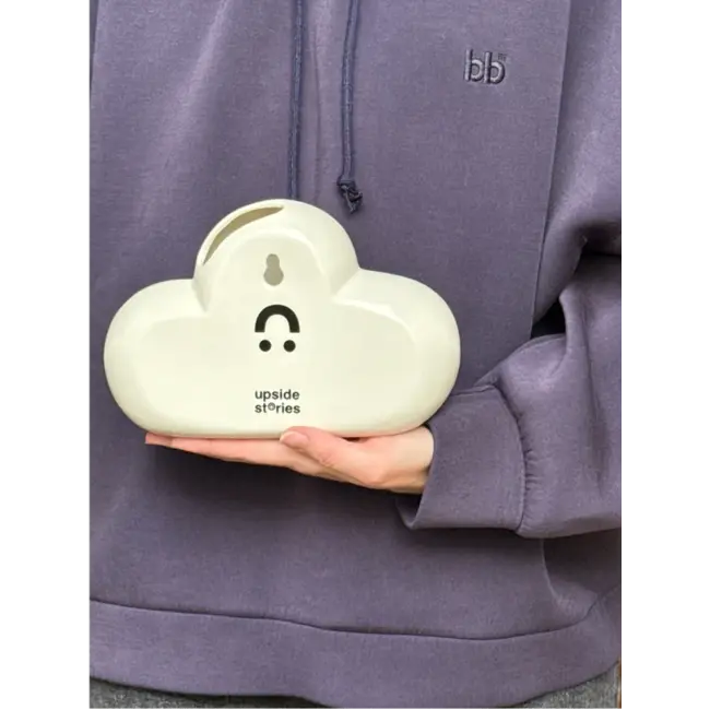 Upside Stories - Vase Petit Nuage - peut être posé ou suspendu