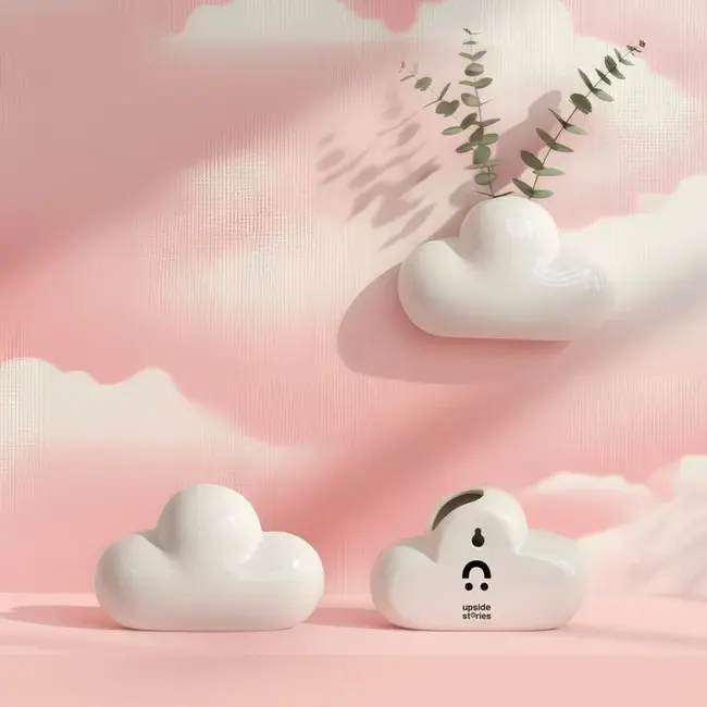 Upside Stories - Vaas Kleine Wolk - kan staan of hangen