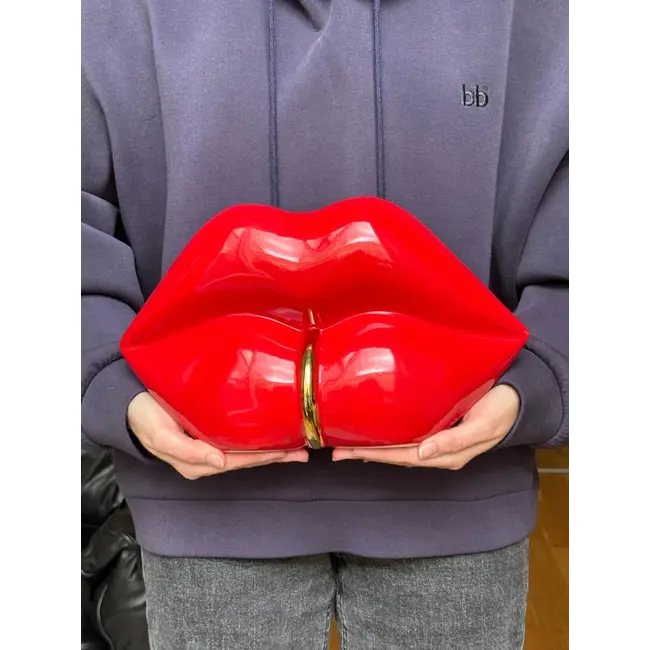 Upside Stories - Vaas Bouche Rebelle - Lippen Vaas - kan staan of hangen