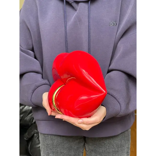 Upside Stories – Vase Bouche Rebelle – Lippenvase – kann stehen oder hängen