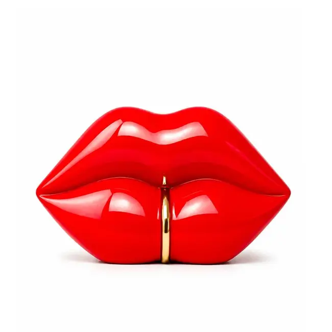 Upside Stories - Vaas Bouche Rebelle - Lippen Vaas - kan staan of hangen