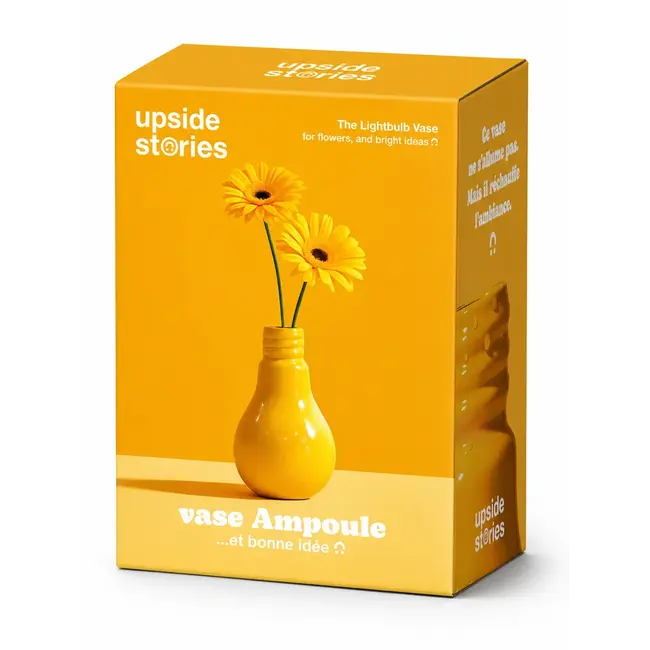 Upside Stories - Vase Ampoule - peut être posé ou suspendu