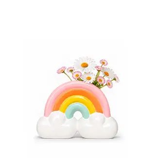 Upside Stories Vaas Regenboog Boven de Wolken