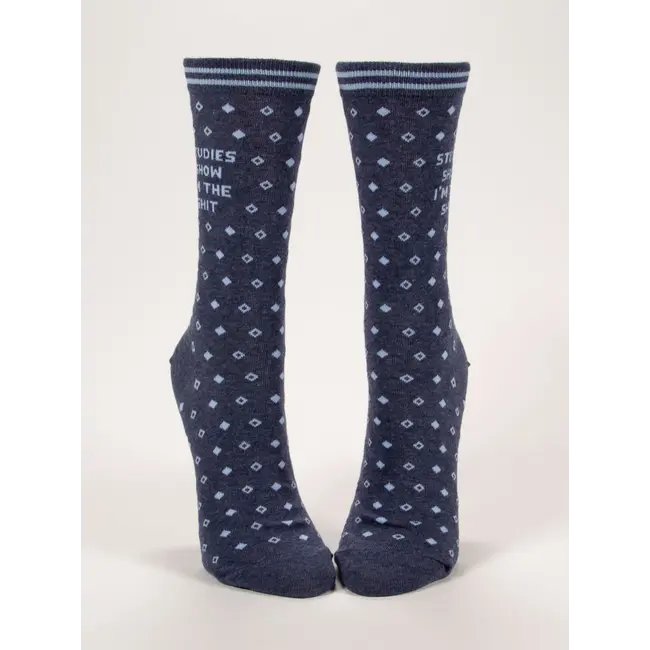 Blue Q - Socks Studies Show I'm the Shit - size 40-46 (women)