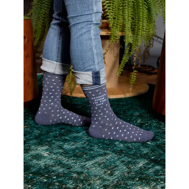 Blue Q - Socks Studies Show I'm the Shit - size 40-46 (women)
