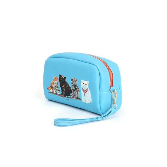 Seletti - Toiletry Bag - Make-up Bag - Beauty Case Pets - Kitty Gang