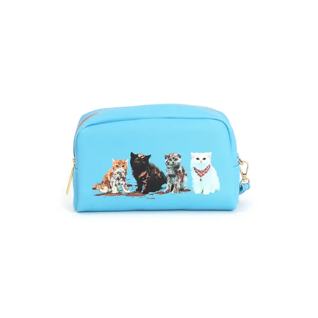 Seletti - Toilettas - Make-up Tas - Beauty Case Pets - Kitty Gang