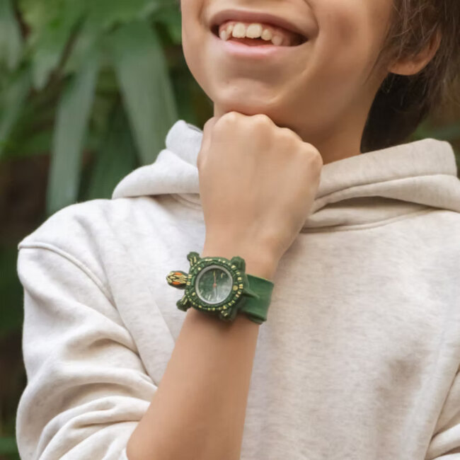 Mava Design – Kinderuhr Time Pals Schildkröte – Slap Watch System