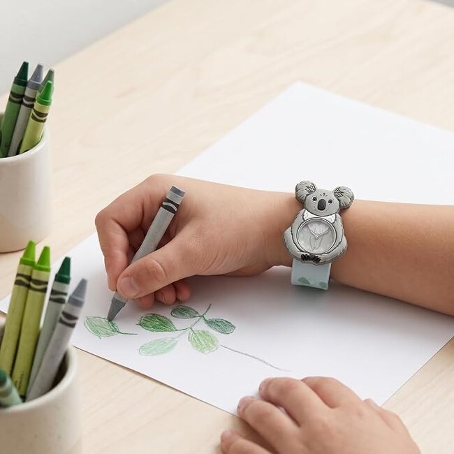 Mava Design - Kinderhorloge Time Pals Koala - Slap Watch Systeem