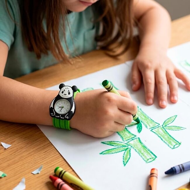 Mava Design - Children's Watch Time Pals Panda - Slap Watch System
