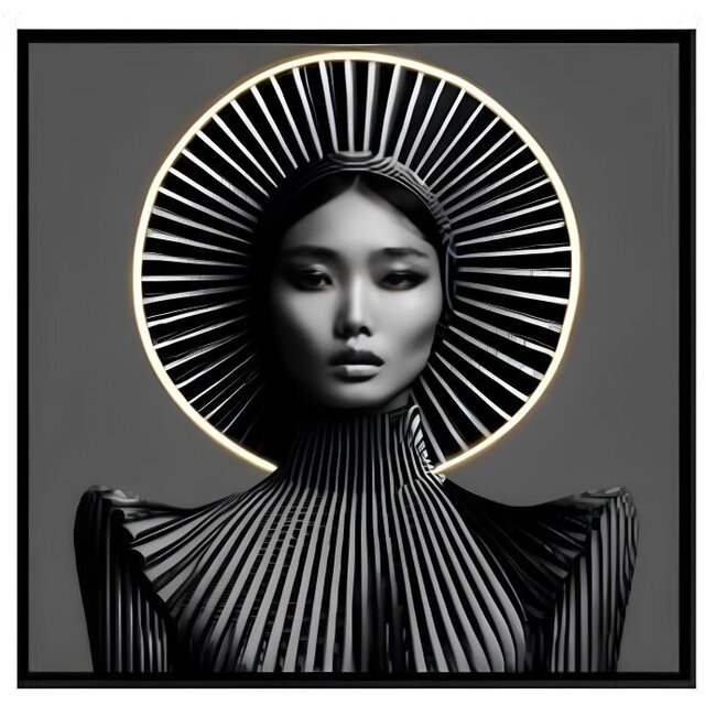 Kare Design – LED-Wanddekoration Muse Geometry – 80 x 80 cm