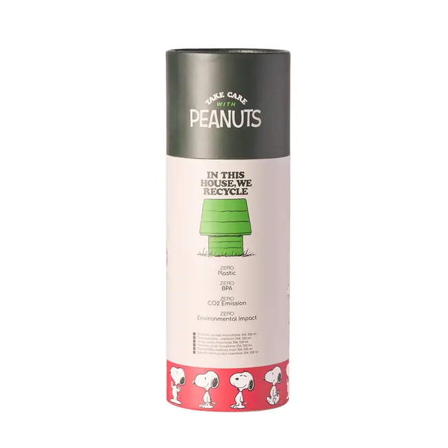 Quy Cup - Thermosfles Snoopy Red - 500 ml