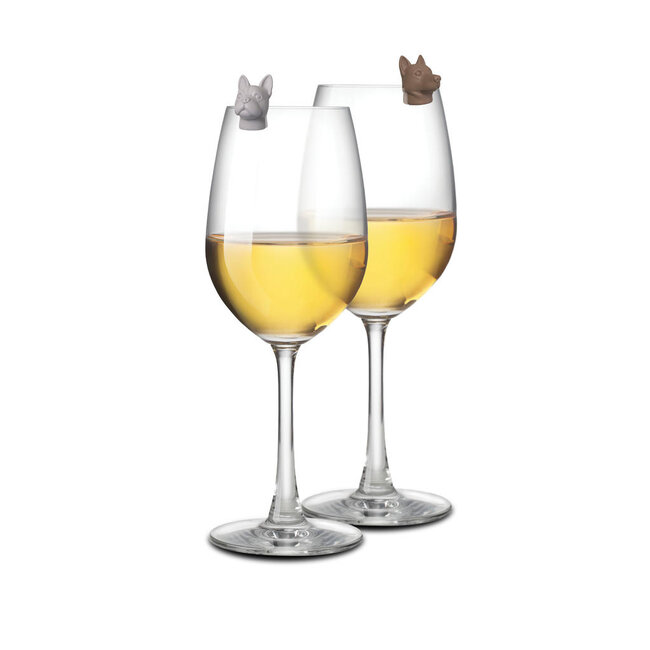 Winkee - Glass Markers Dogs - set of 6