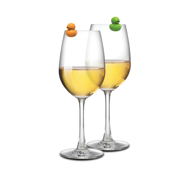 Winkee - Marqueurs pour Verre Canards - lot de 8