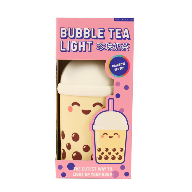 Gift Republic - Tafellamp Bubble Tea - USB oplaadbaar - kleurveranderend - soft touch