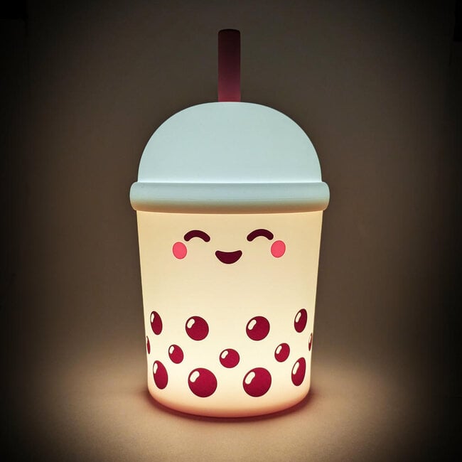 Gift Republic - Bubble Tea Table Lamp - USB Rechargeable - soft touch - colour changing