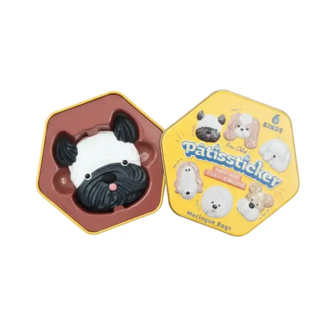 Pâtissticker - Meringue Dogs Serie - decoratieve sticker & magneet