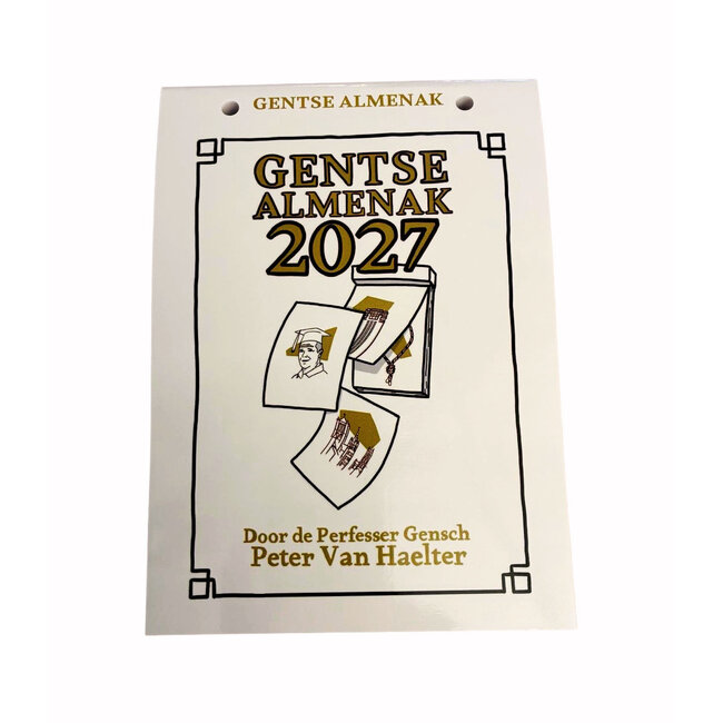 Scheurkalender Gentse Almenak 2027 - Kalender in 't Gents Dialect