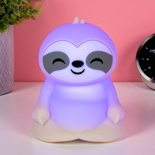 Winkee - Night Light Sloth - rechargeable - touch control - color changing