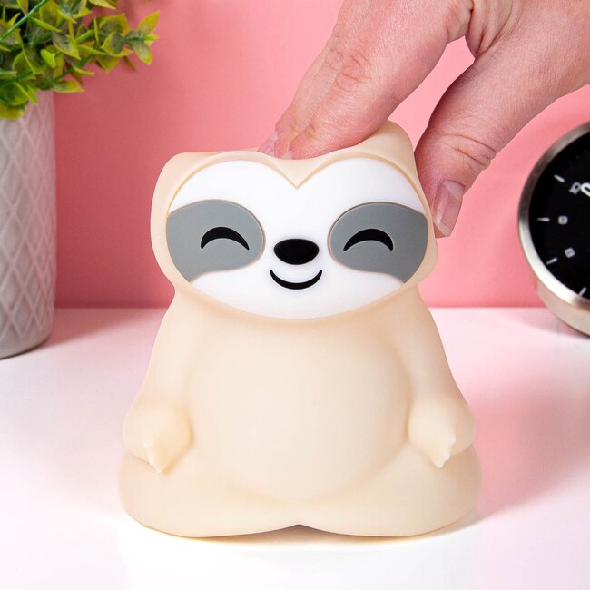 Winkee - Night Light Sloth - rechargeable - touch control - color changing