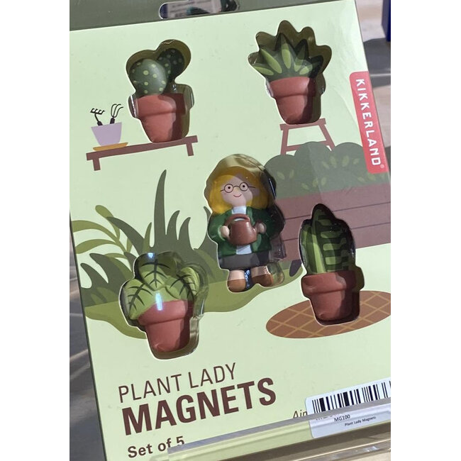 Kikkerland Magneten Plant Lady