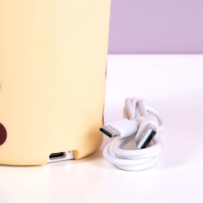 Gift Republic - Bubble Tea Table Lamp - USB Rechargeable - soft touch - colour changing