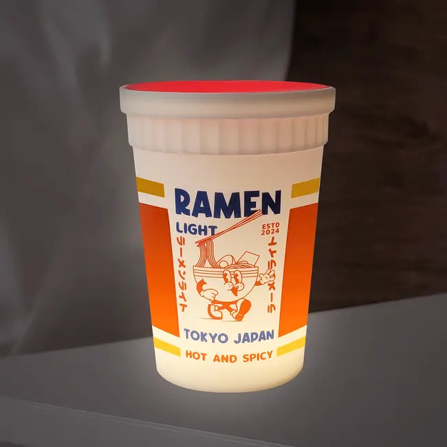 Gift Republic - Table Lamp Ramen Noodles - USB Rechargeable - Soft Touch