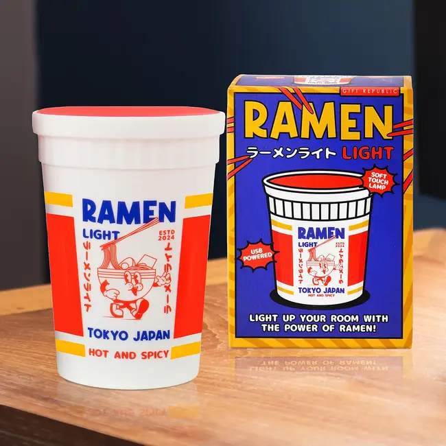Gift Republic - Tafellamp Ramen Noedels - USB oplaadbaar - soft touch