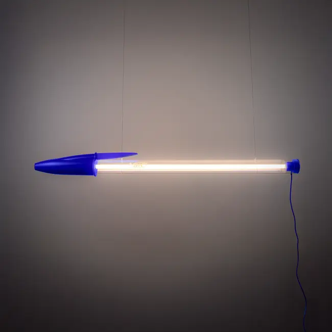 Seletti - BIC Lamp - blauw - kan staan of hangen