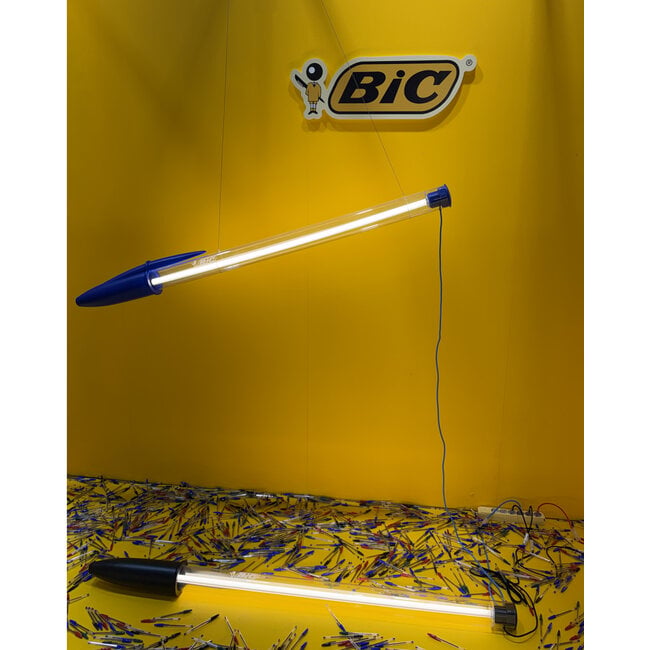 Seletti - BIC Lampe - blau - kann stehen oder hängen