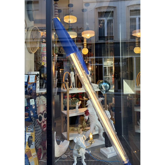 Seletti - BIC Lamp - blauw - kan staan of hangen