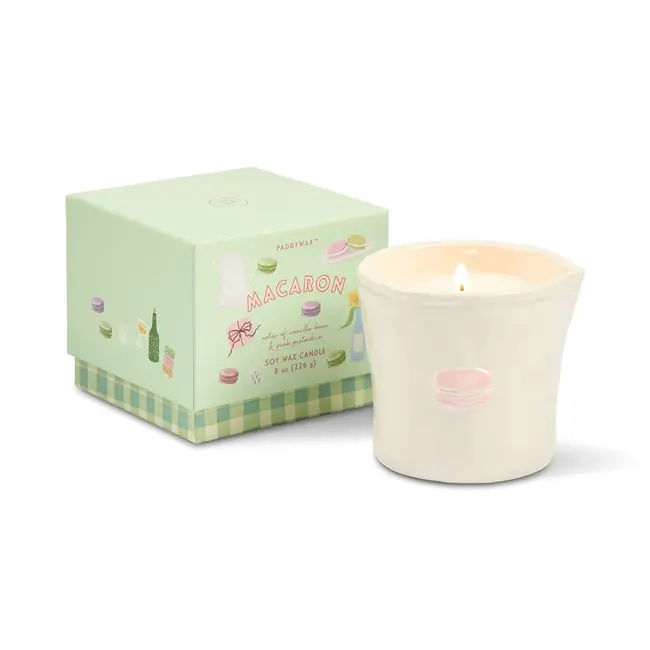 Paddywax - Scented Candle Bistro Macaron - ceramic 227 g.