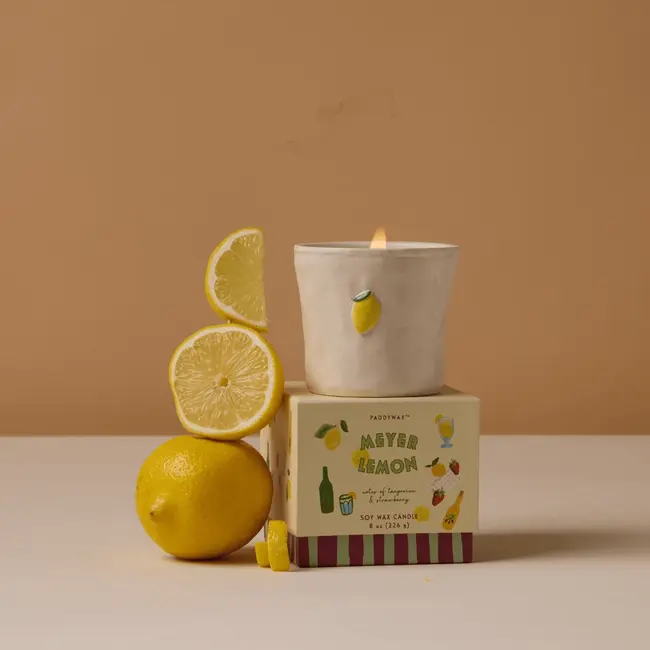 Paddywax - Scented Candle Bistro Meyer Lemon - ceramic 227 g.