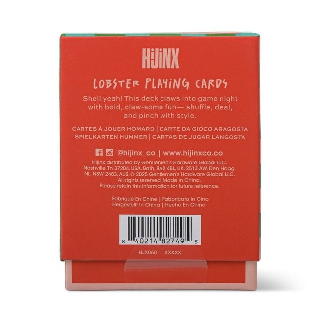 Hijinx - Spielkarten Cin Cin Hummer