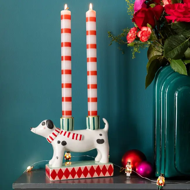 Talking Tables - Porte-bougie - Bougeoir Chien