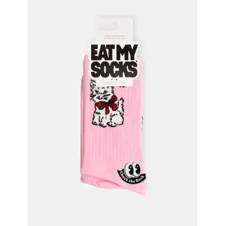 Eat My Socks Chaussettes Chat Vintage