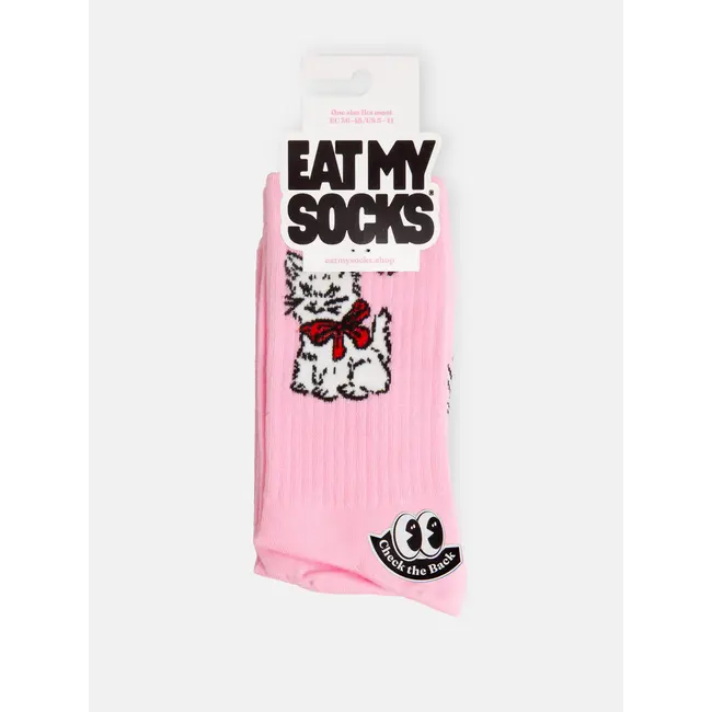 Eat My Socks Socks Vintage Cat