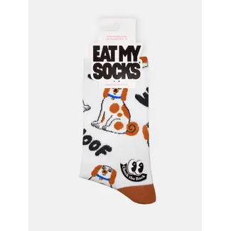 Eat My Socks Sokken Woof Dogs