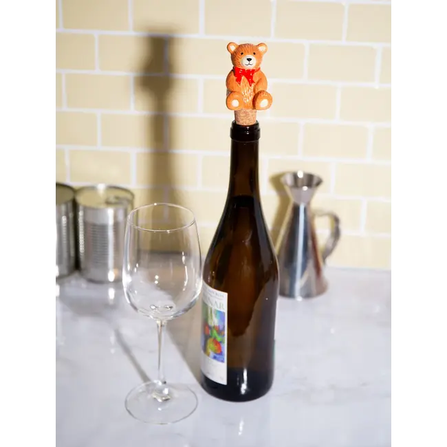 DOIY - Wijn Flesstop Teddy Beer