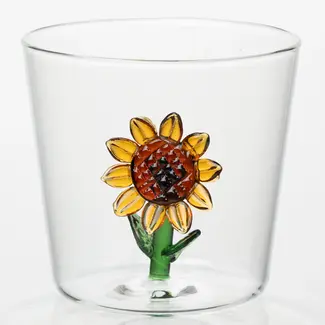 i-total Glass with Sunflower