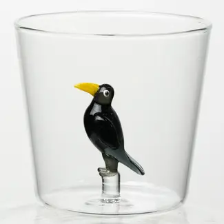 i-total Verre avec Corbeau