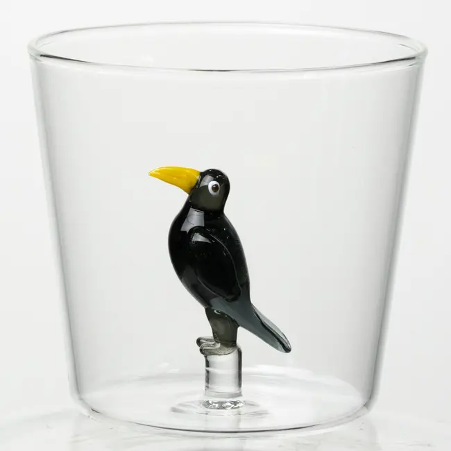 i-total Glas met Kraai