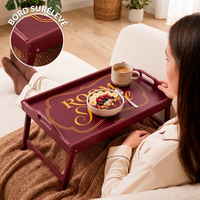 Dienblad Room Service - opklapbaar